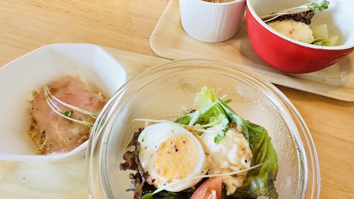 お客様とお昼ご飯🍝