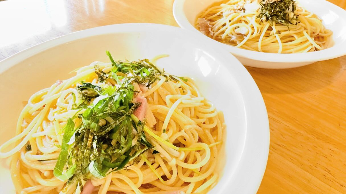 お客様とお昼ご飯🍝