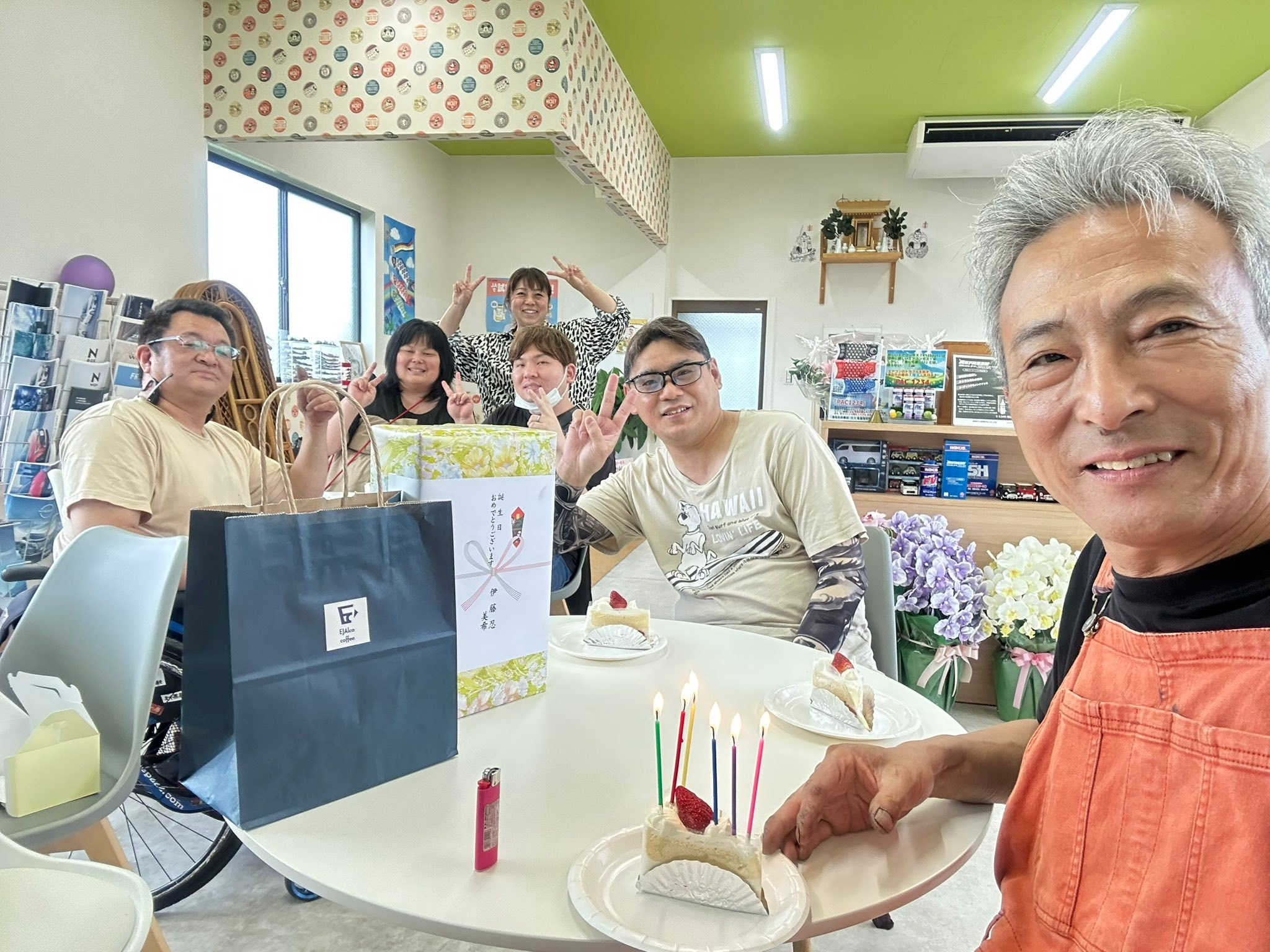 誕生日も終了〜♪