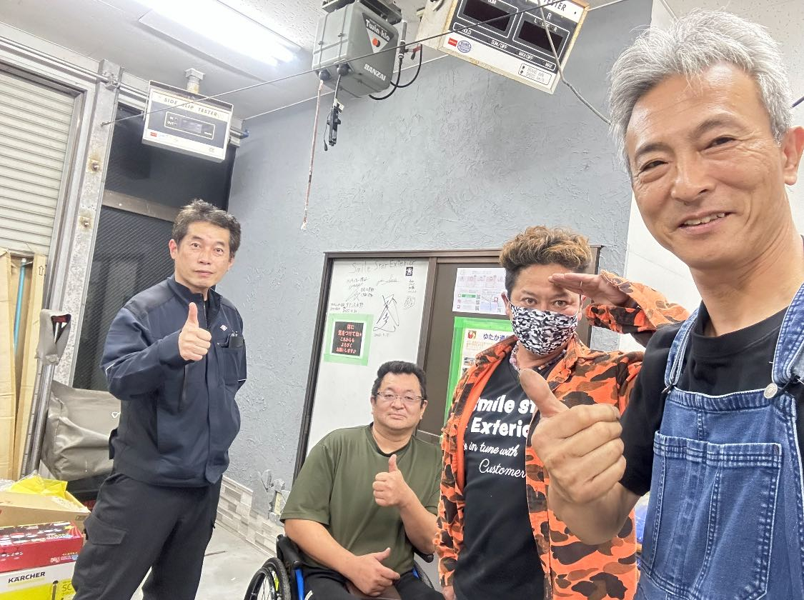 今朝も車検場へ…🚗💨