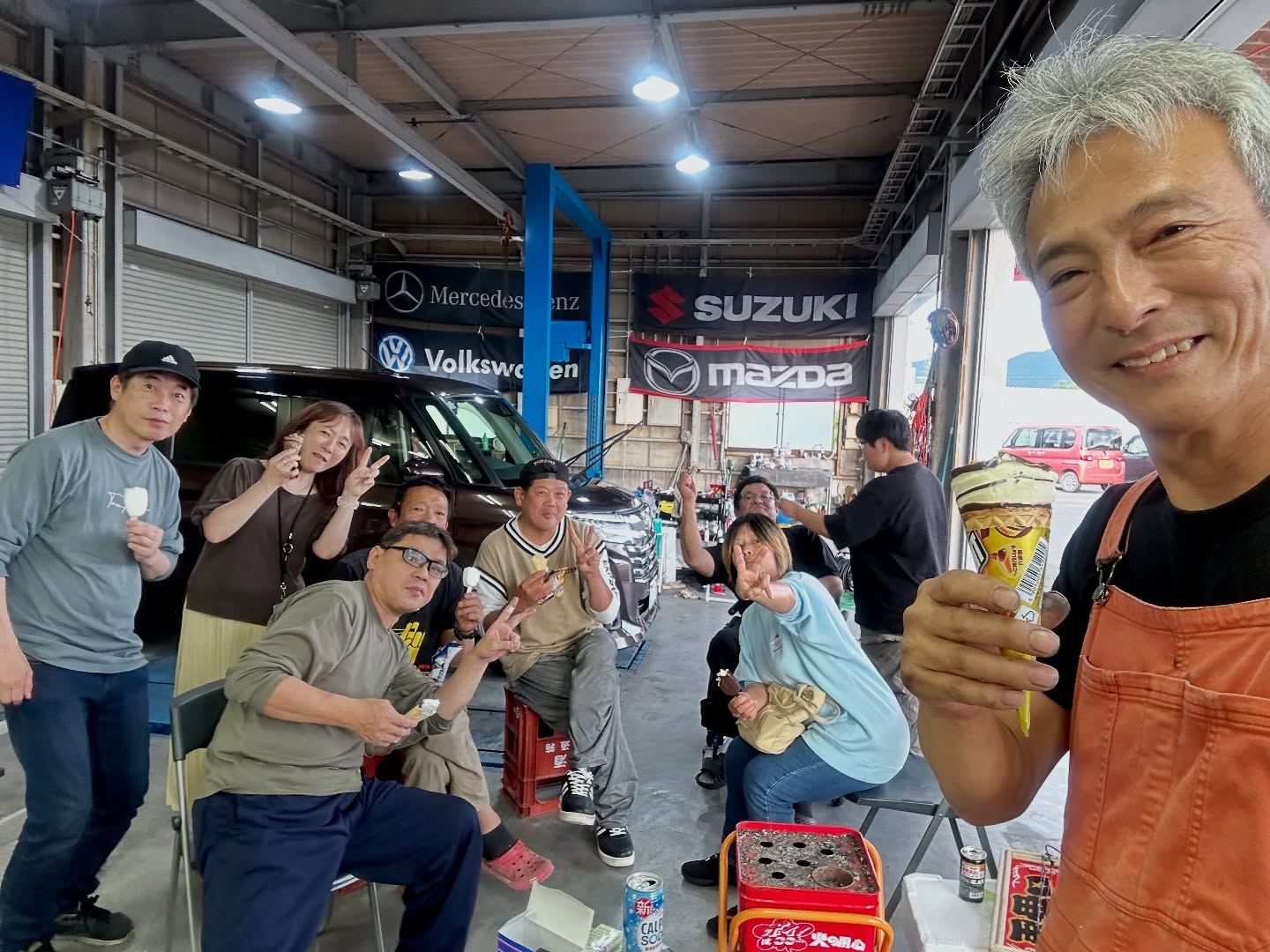 立派な作業台が出来上がりました♪